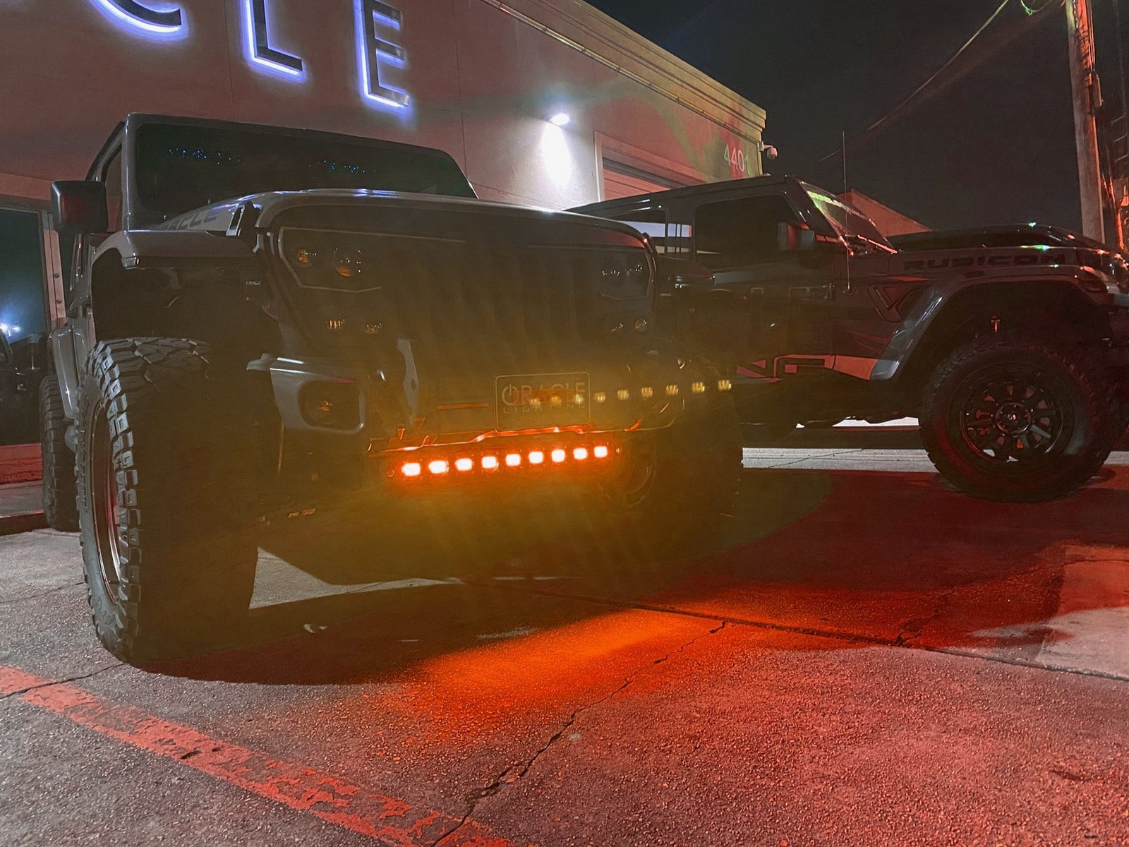 Skid Plate With Off-Road Lights Integrated LED Emitters ORACLE 5883-005