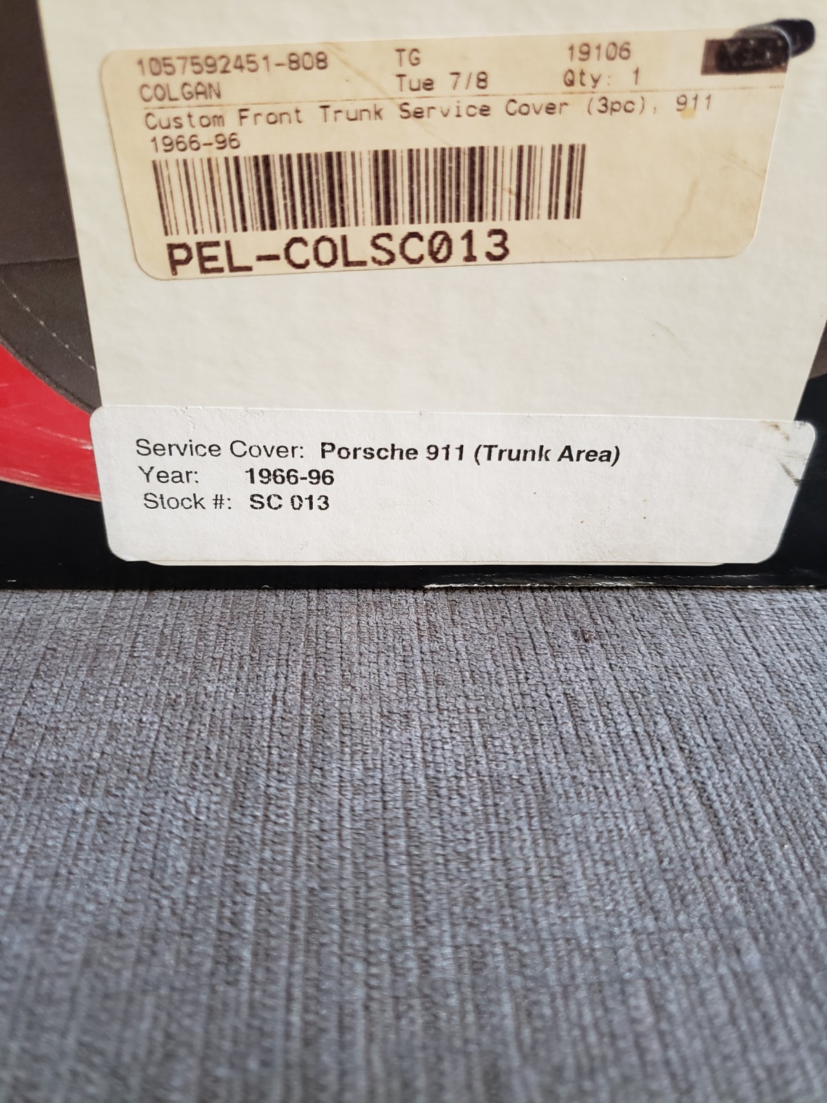 Vintage Colgan Custom Car Bra Porsche 911 1966-96 – Brand New!!