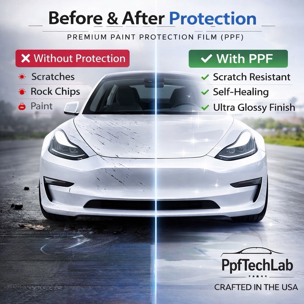 Tesla Model 3 Highland 2024-2026 Full Body PreCut PPF Kit Paint Protection Film