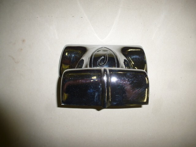 VINTAGE 1946 1948 LINCOLN ZEPHYR REAR CENTER BUMPER GUARD RECHROMED VERY NICE!!