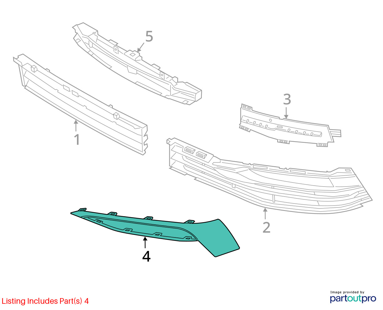 2020 BMW 530e xDrive Protective Strip Lines Left 51117385281