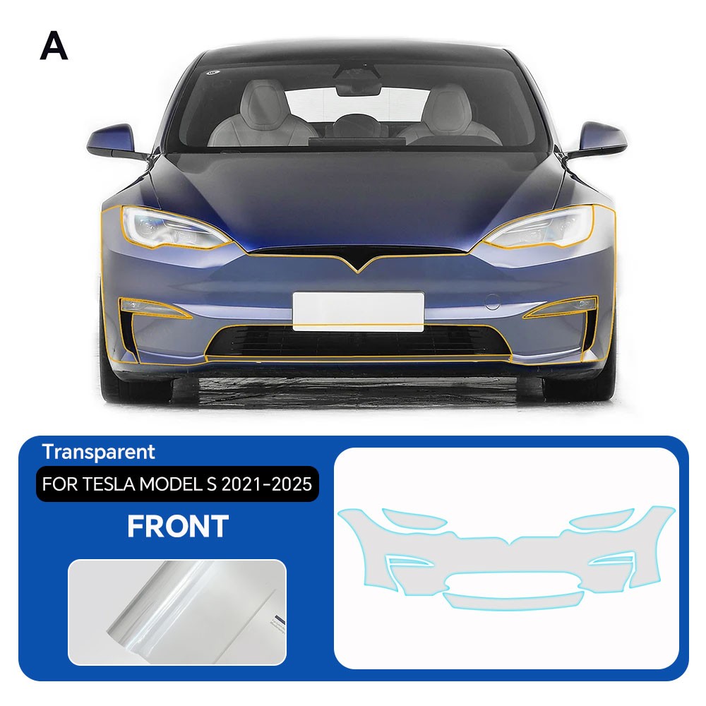 Full Vehicle PreCut PPF Kit Paint Protection Film For Tesla Model S 2021-2025