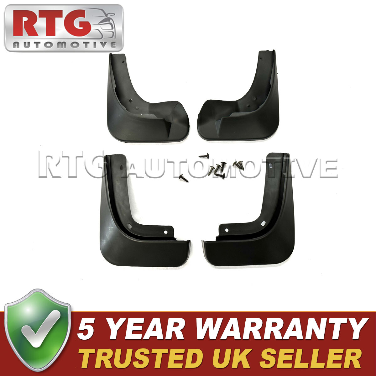 Tailored Mud Flaps Set of 4 For Skoda Fabia 2011-2015 RTG