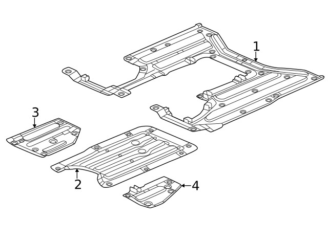 Genuine Acura Cover Plate 74114-TV9-A00