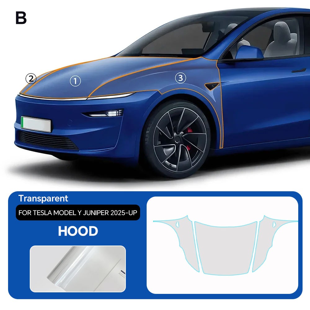 Tesla Model Y 2025-2026 Juniper PreCut Paint Protection Film Full Car PPF Kit