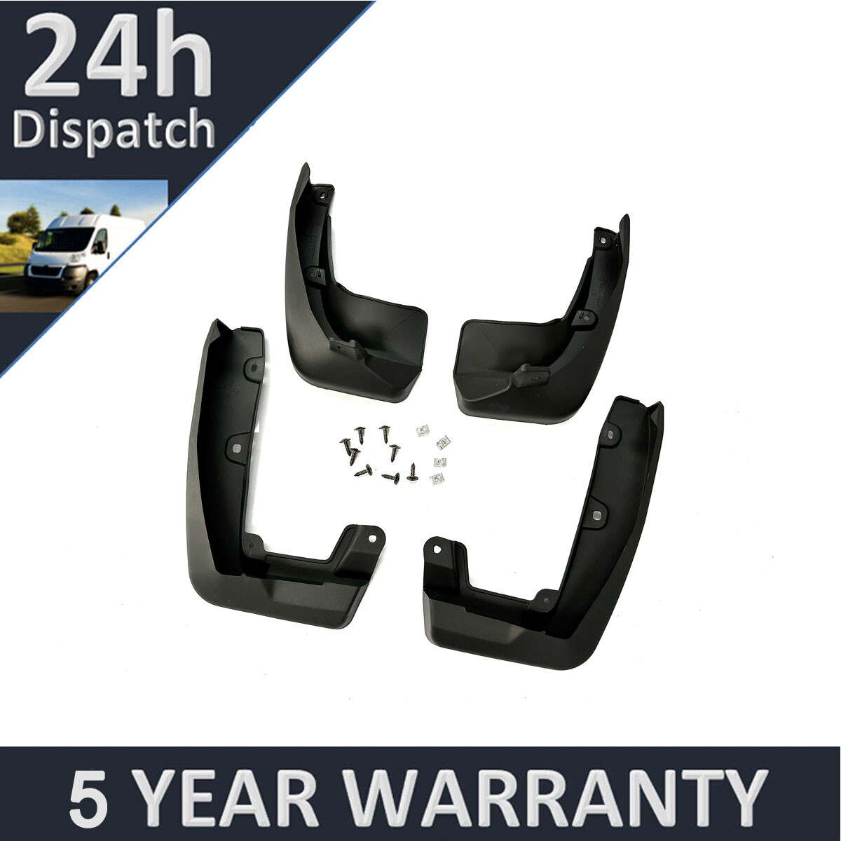 Tailored Mud Flaps Set of 4 For Honda CR-V 2017-2020 Purevue