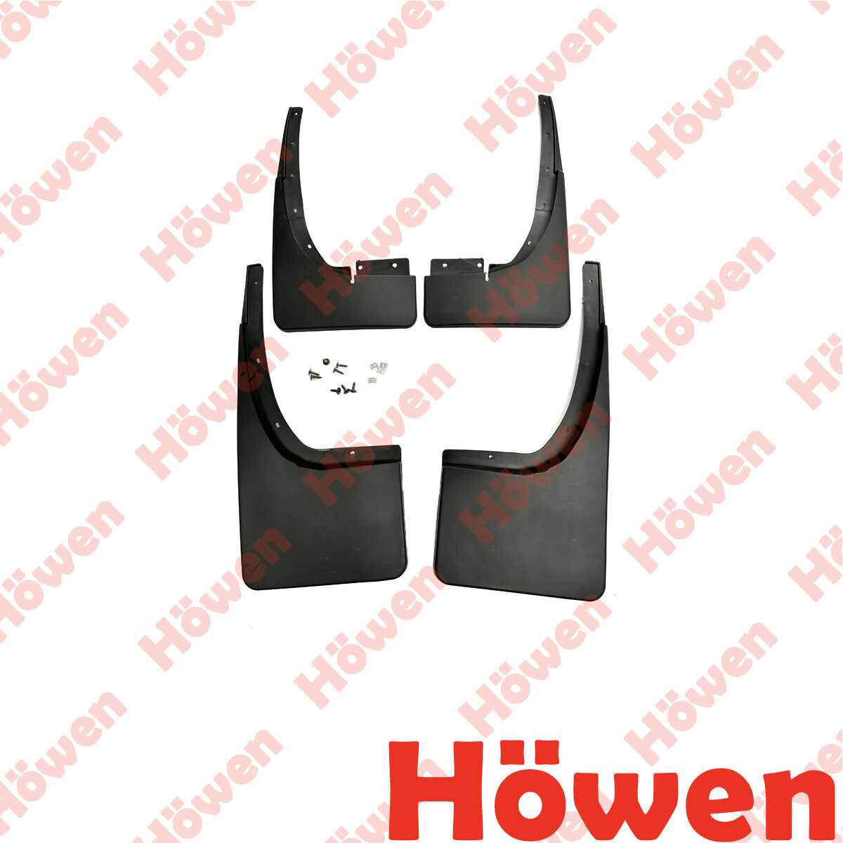 Easy Fit Mudflaps Front Rear For Ford Ranger 2012-2018 Howen