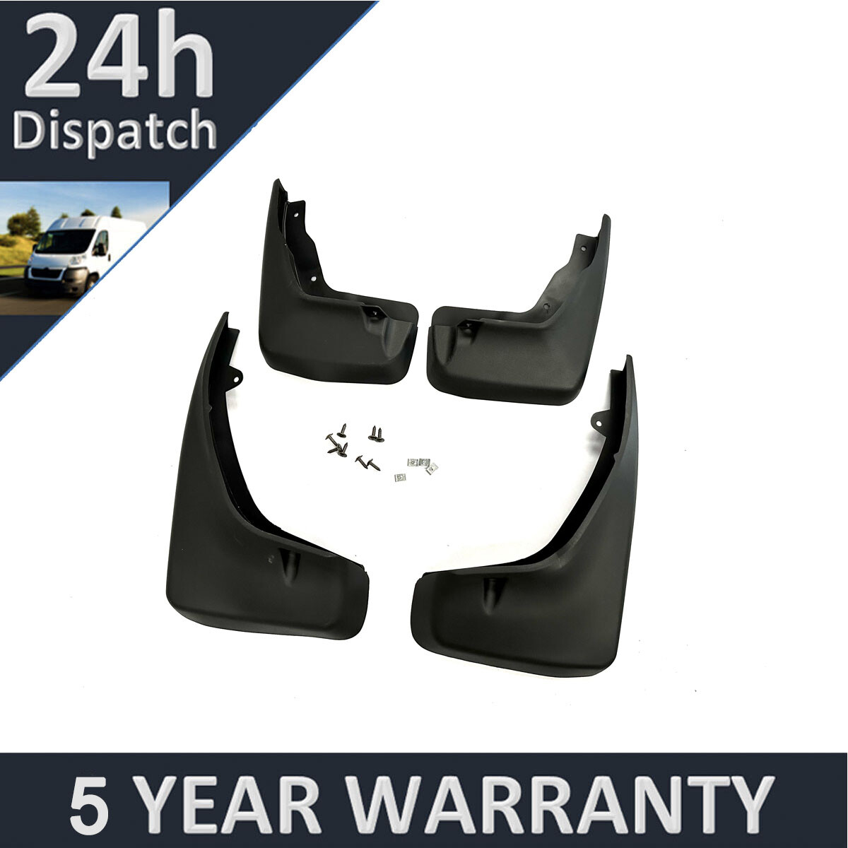 Tailored Mud Flaps Set of 4 For Land Rover Freelander 2 2007-2015 Purevue