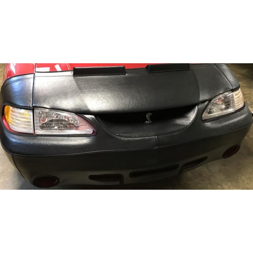 Colgan Custom Front End Cover without Plate Hole Black Cobra Mustang 1994-1998