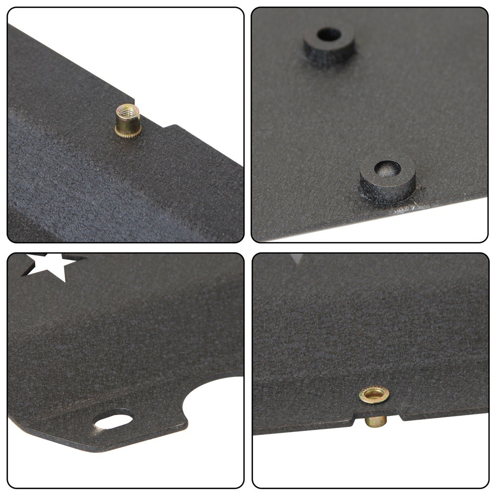 Black Aluminum Skid Plate for BWM F97 F98 X3 M Competition X4 S58 3.0L 2019-2024
