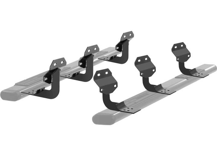Aries 4508 For 15-21 F150/17-C F250/F350 Super Crew 6″ Oval Side Bracket Kit