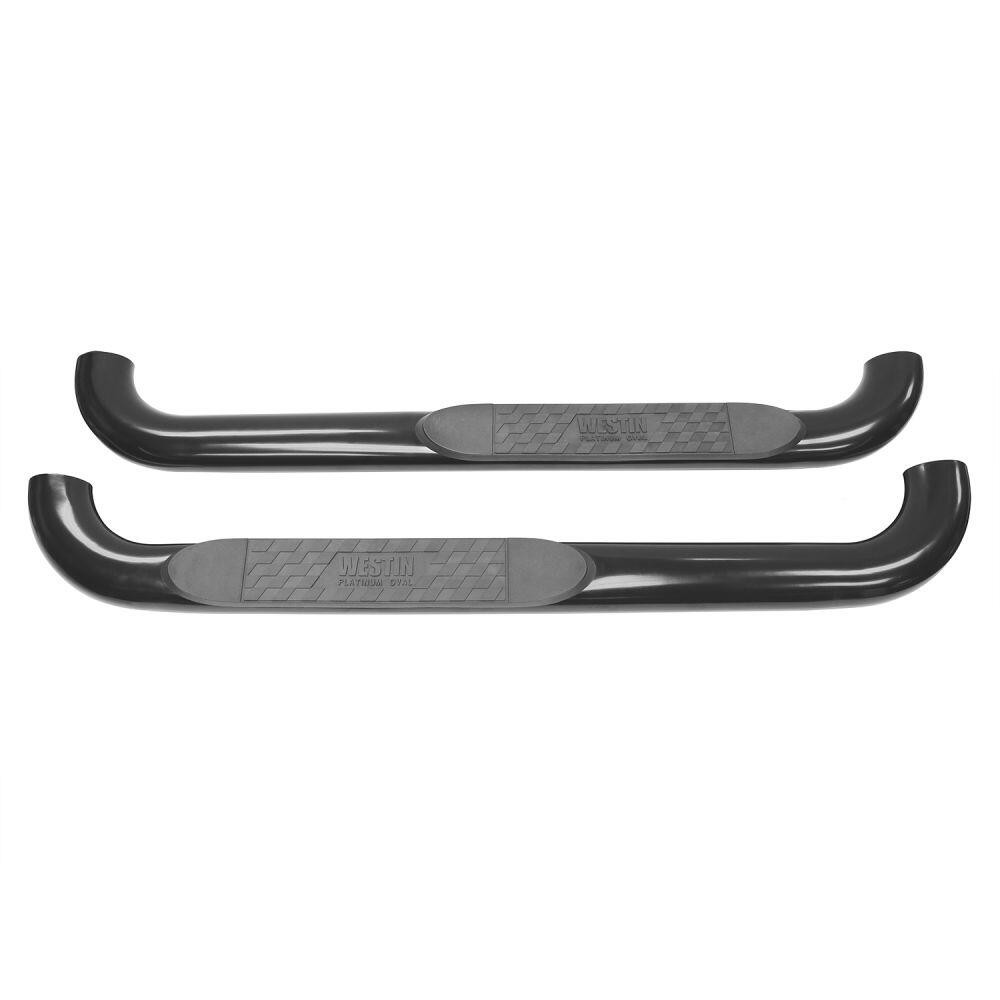 Westin Automotive 21-1405 Platinum 4 Oval Nerf Step Bars – Black Steel