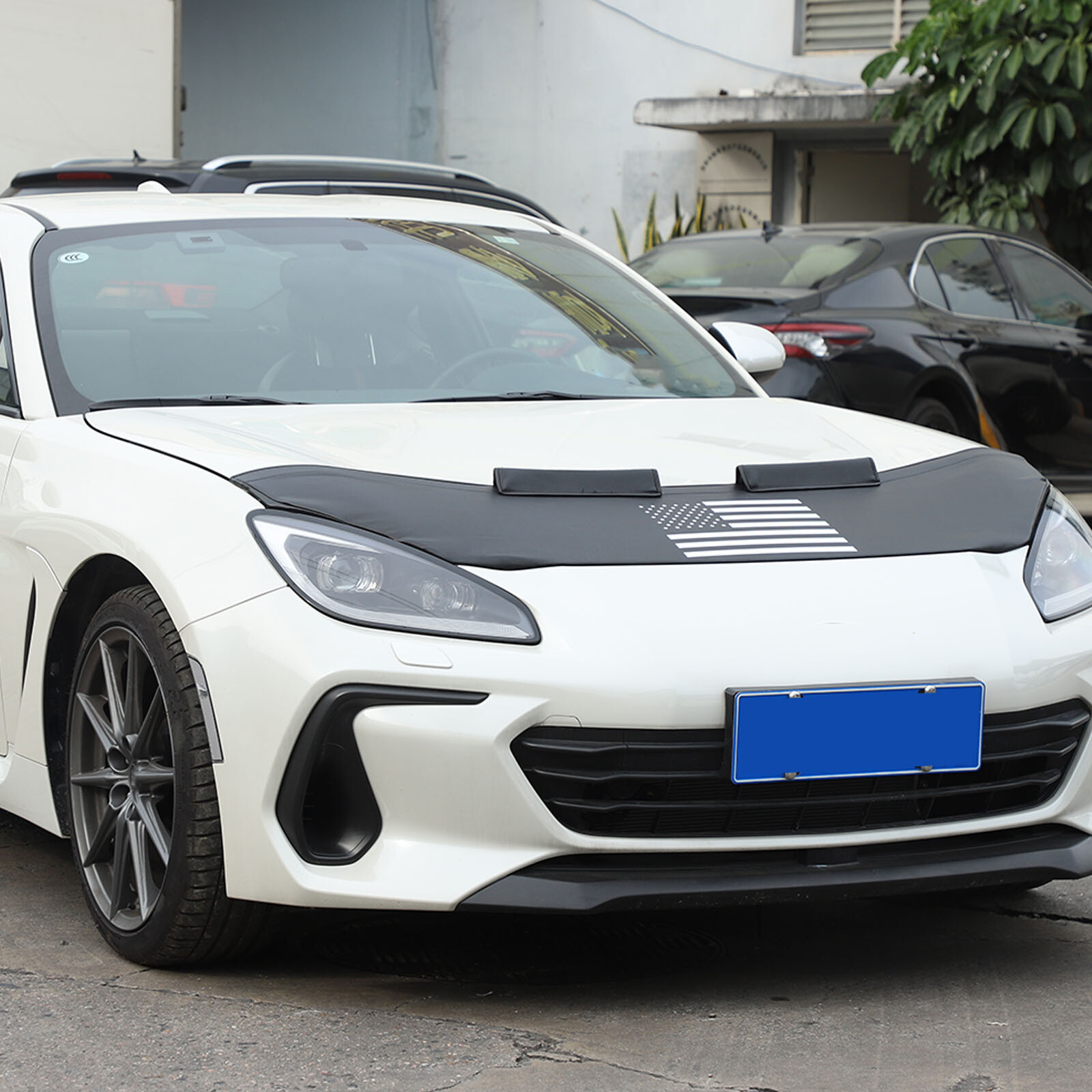 Front Bumper Lebra Hood Protector Mini Mask Bra For Toyota 86/Subaru BRZ 2022-23
