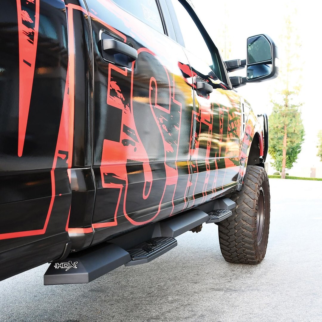 Westin Automotive 56-23945 Steel Square Black Textured Powder Coated Nerf Bar