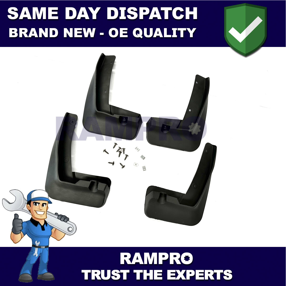 Tailored Mud Flaps Set of 4 For BMW X2 2017-2019 Rampro