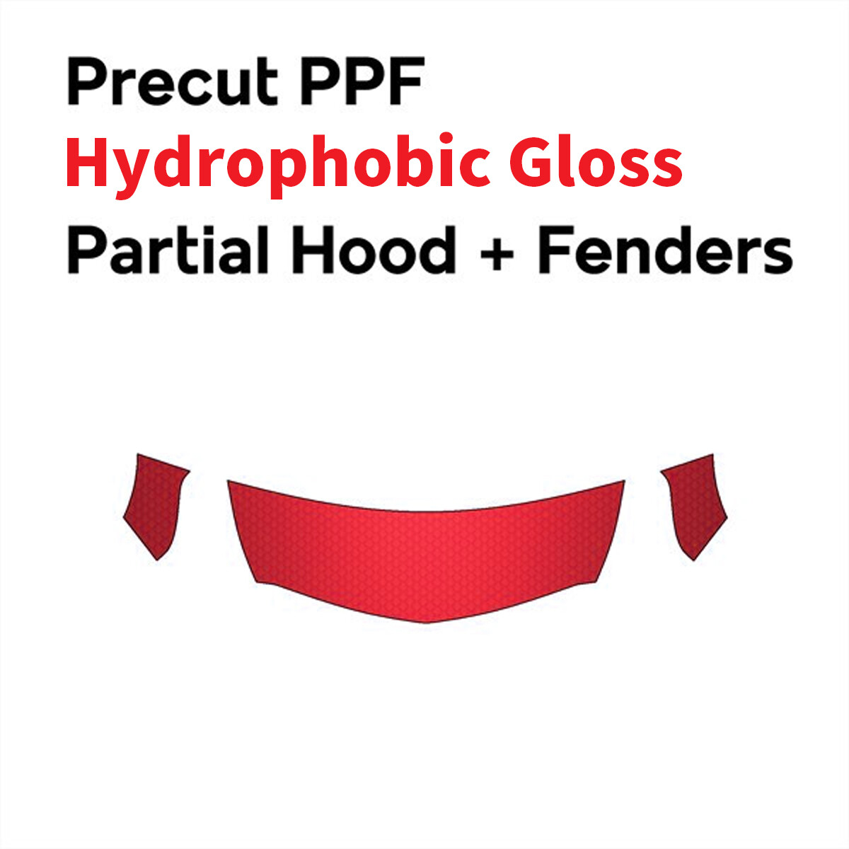 PreCut PPF Paint Protection Film Gloss DIY Clear Bra for Cadillac XT4 2019-2023