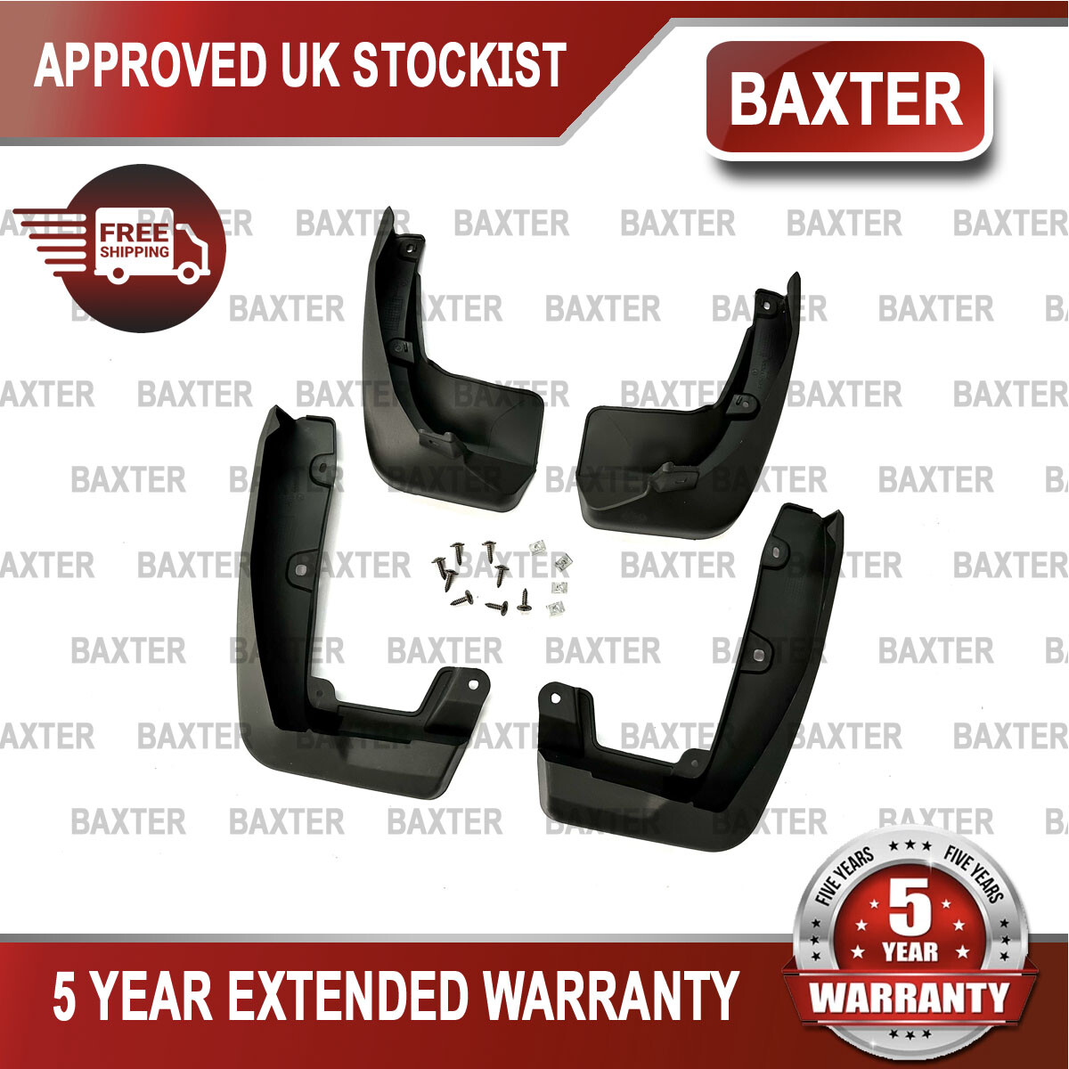 Mud Splash Guards x4 FR/RR For Honda CR-V 2017-2020 Baxter