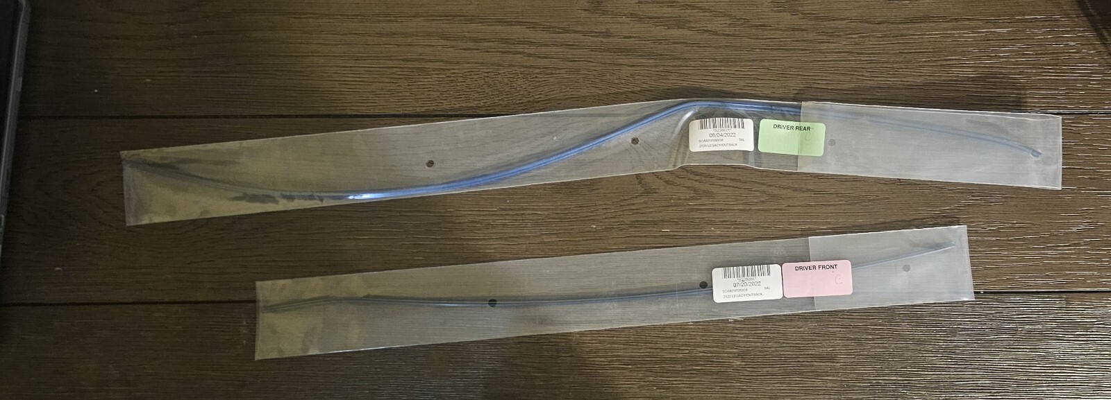 2020-2022 Subaru Outback Legacy Left/Driver Side Door Edge Guards Set of 2 OEM