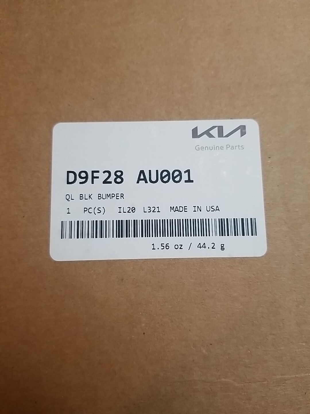 Kia Sportage 2020-2022 Kia D9F28AU001 Rear Bumper Protection Applique
