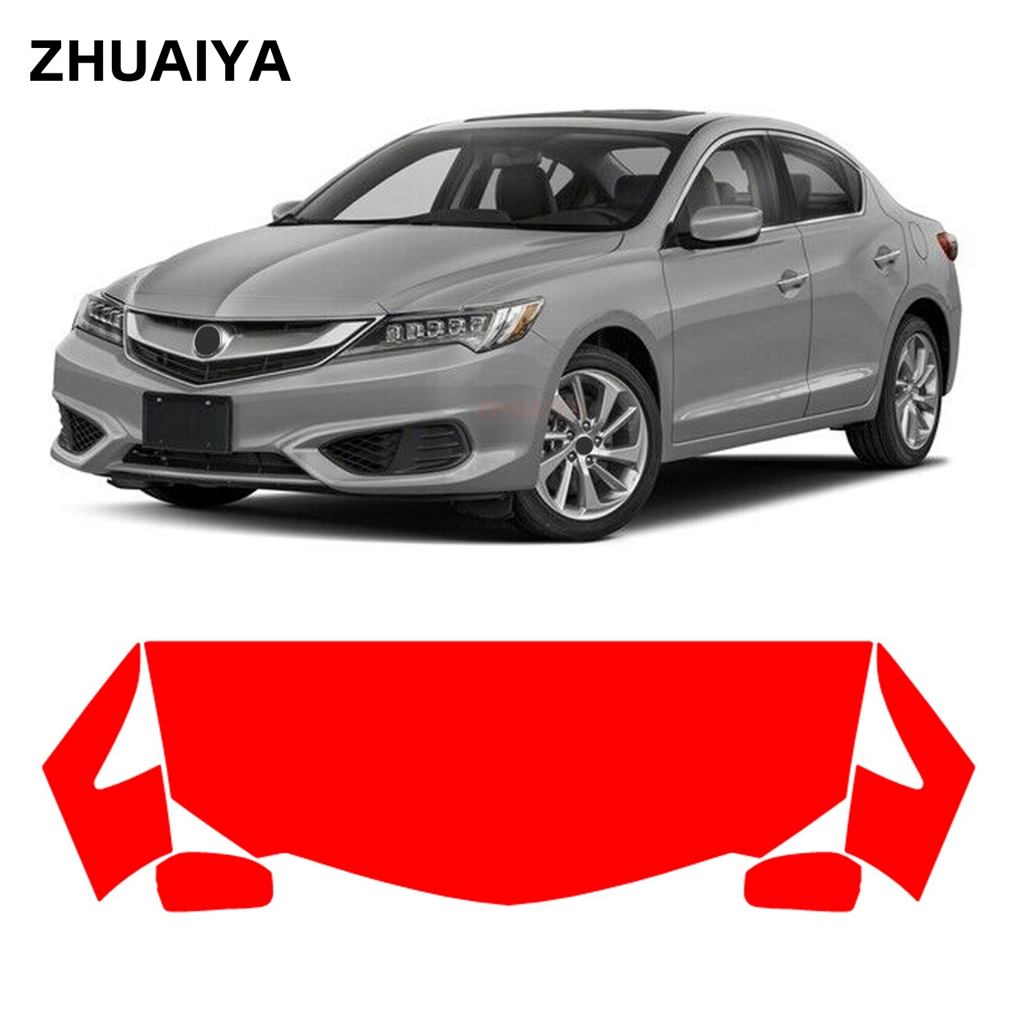 Partial Hood + Fenders PPF Paint Protection Film For Acura ILX 2016-2018