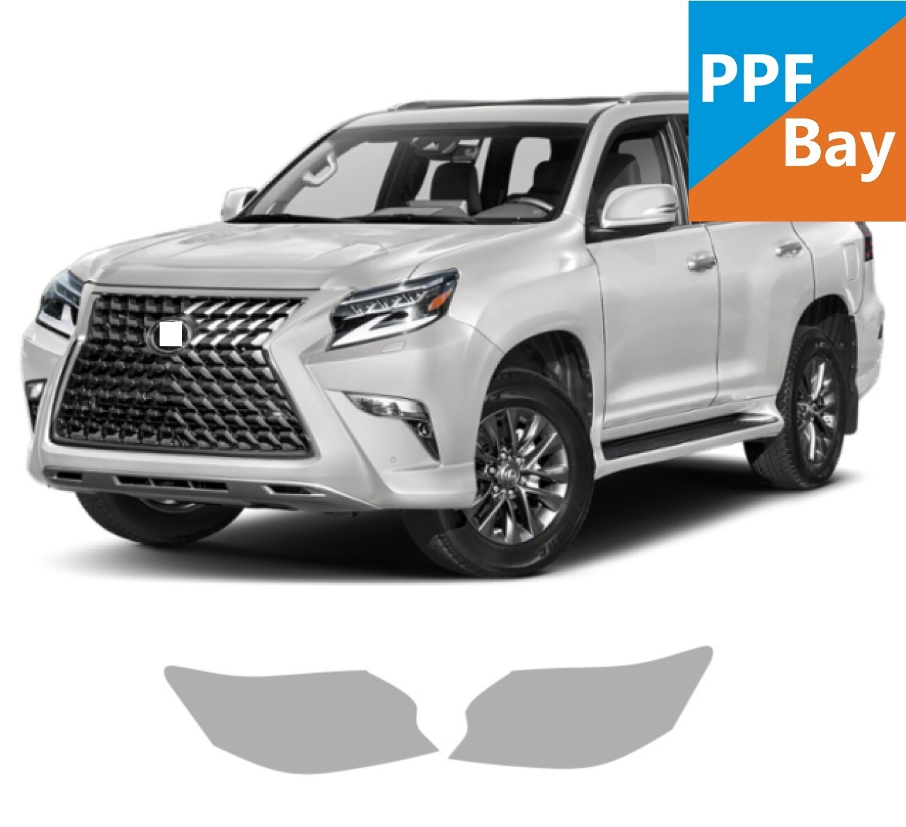 For Lexus GX SUV 2014-2023 Headlights Paint Protection Film PreCut PPF