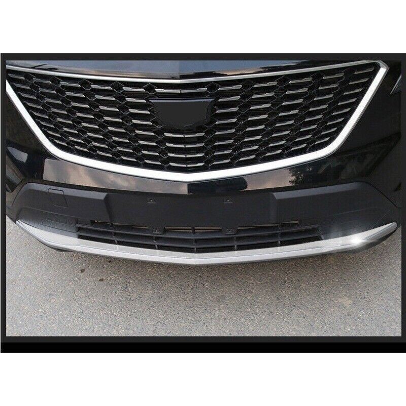 For Cadillac XT4 2019-2023 stainless Front Bumper Lower Protector Strip Trim