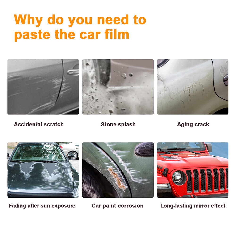 For Jeep Gladiator 2020-2024 Windshield Pillars Precut Paint Protection Film PPF