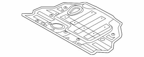 Genuine Hyundai 2011-2014 Sonata Engine Under Cover Assembly 29130-3S100