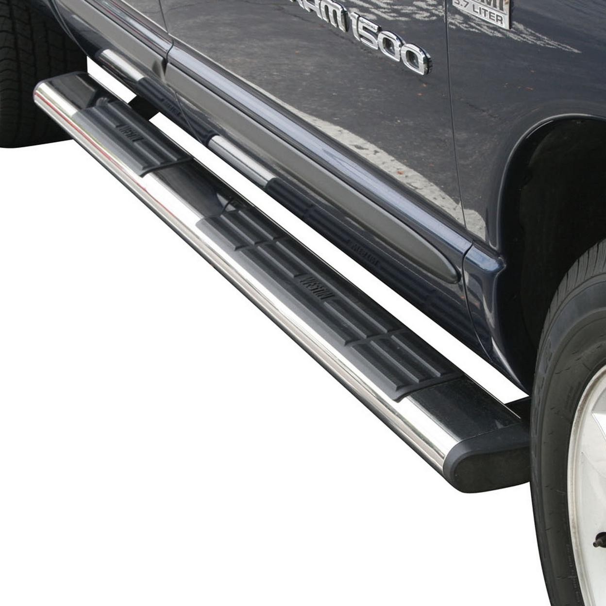 Westin Step Nerf Bar – Stainless Steel 6in Oval Nerf Steps 85 inches Premier 6 O