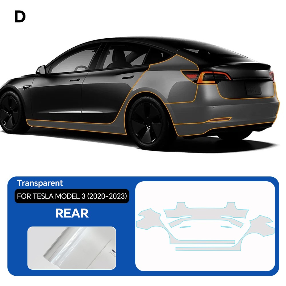 8.5Mil Matte PPF PreCut Full Car For Tesla Model 3 2017-2023 Paint Protection