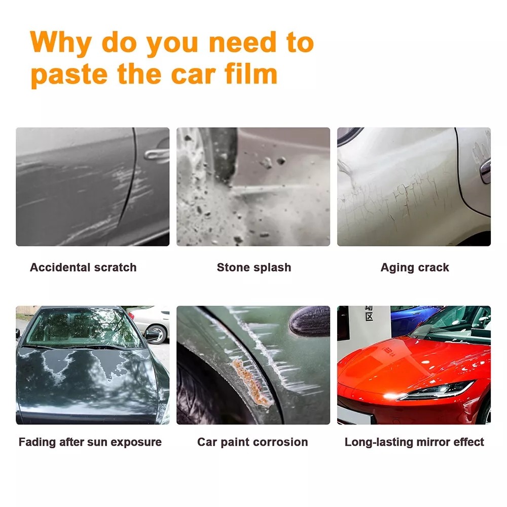 2024-2026 Tesla Model 3 Highland Full Car PreCut Paint Protection Film Clear PPF