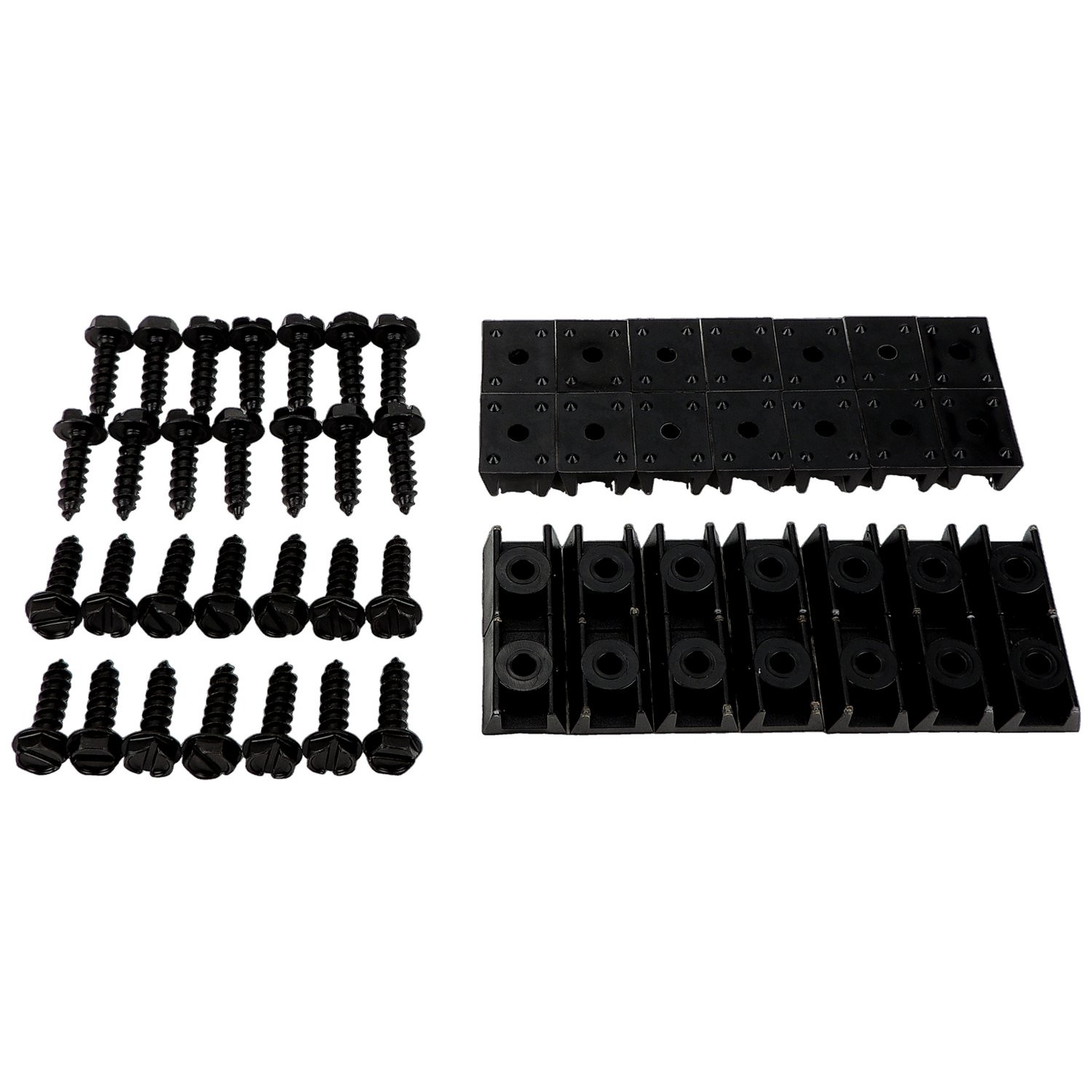 Crown Automotive Jeep Fender Flare Hardware Kit – Durable Metal & Plastic, Black