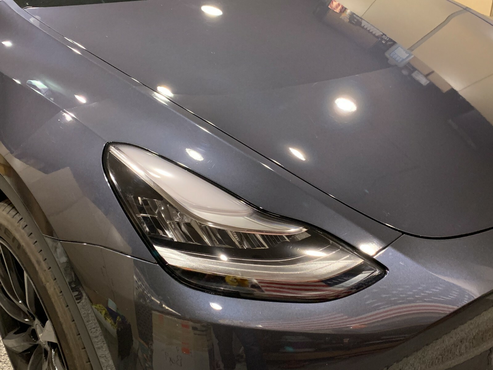 Tesla Model Y 23-24Paint Protection Film Clear Bra PPF – Half Hood + Bumper Kit