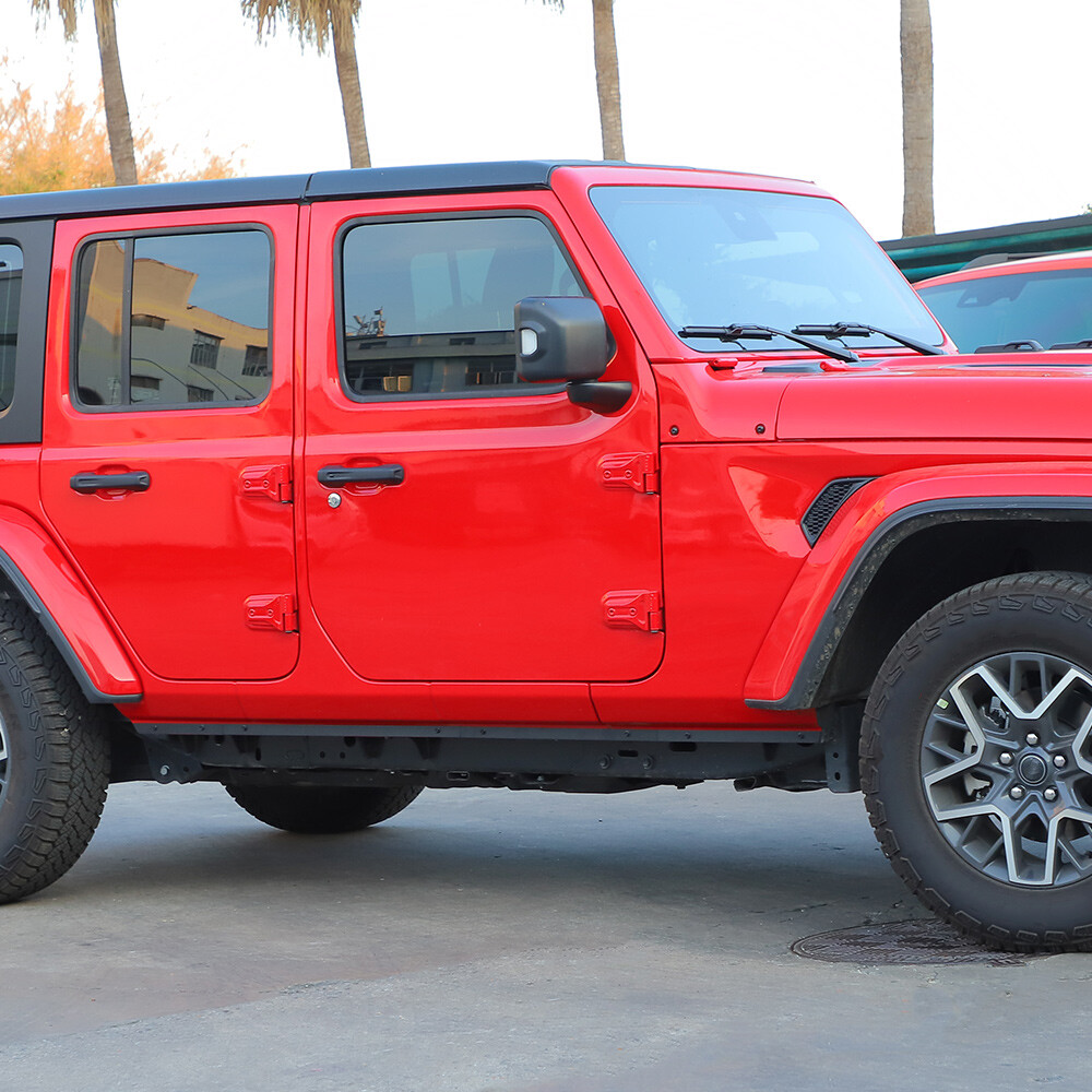 ⭕Car Pinch Weld Covers Trail Armor Rocker Guard for Jeep Wrangler JL Accessories