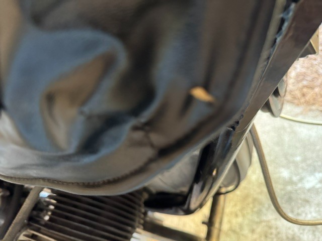 Vintage BMW R Series Parts Accessorotes – Gas Tank Bra Cover