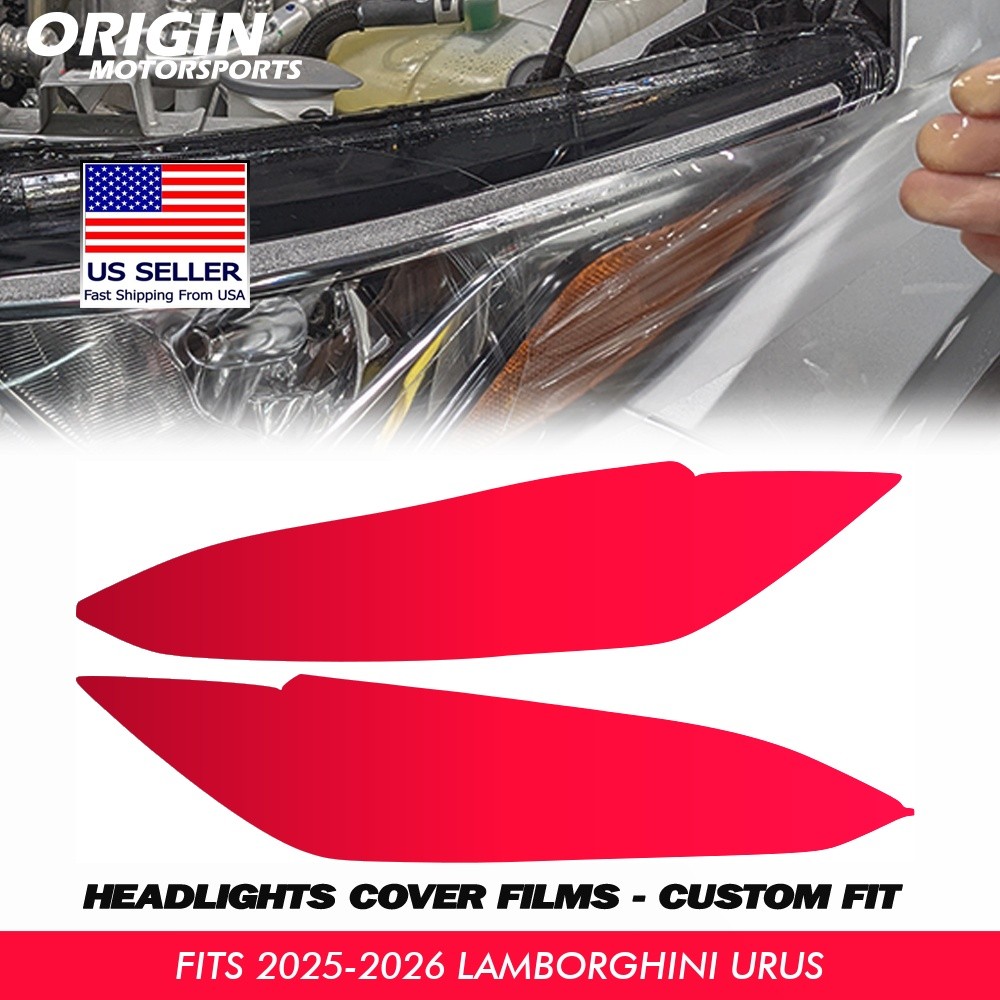 PreCut Headlights Protection Clear Covers Bra PPF For 2025-2026 Lamborghini URUS