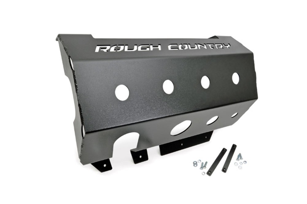 Rough Country For Jeep Muffler Skid Plate 07-18 Wrangler JK 779