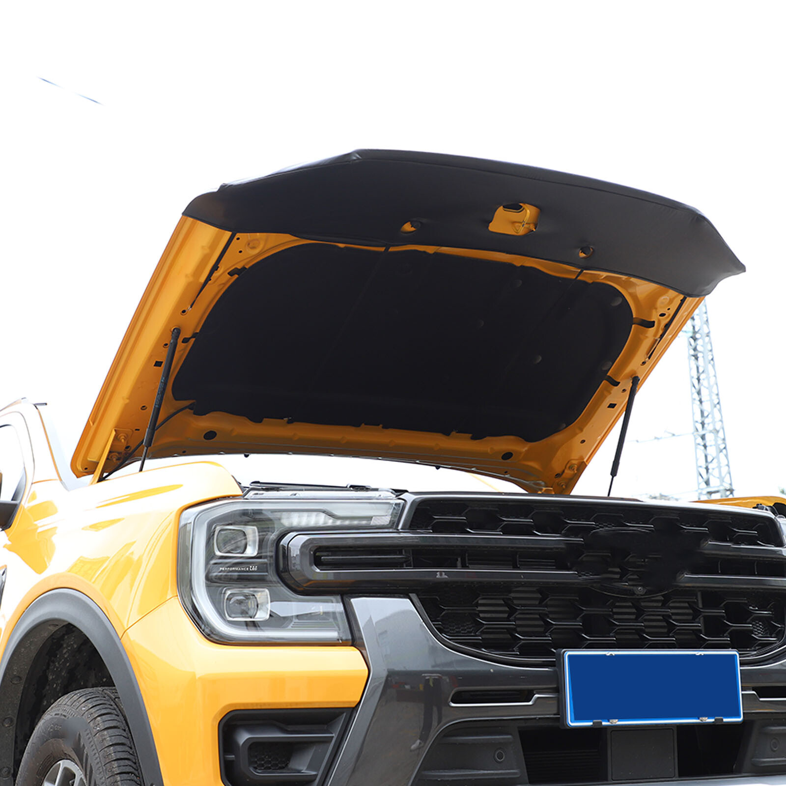 Front Hood Bonnet Mask Hood Bra Engine End Bra Protector Fits Ford Ranger 2024+