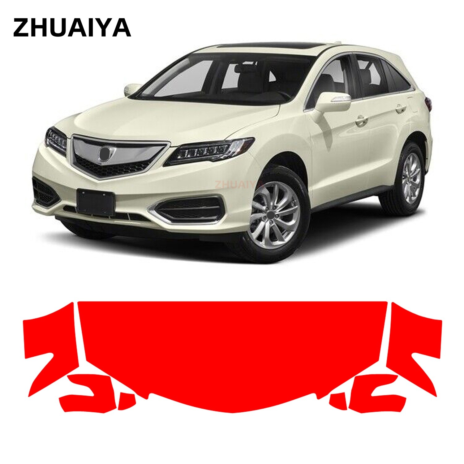 Partial Hood + Fenders PPF Paint Protection Film For Acura RDX 2016-2018