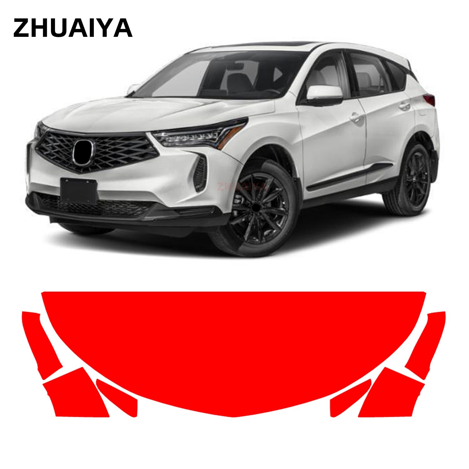 Partial Hood + Fenders PPF Paint Protection Film For Acura RDX A-Spec 2022-2025