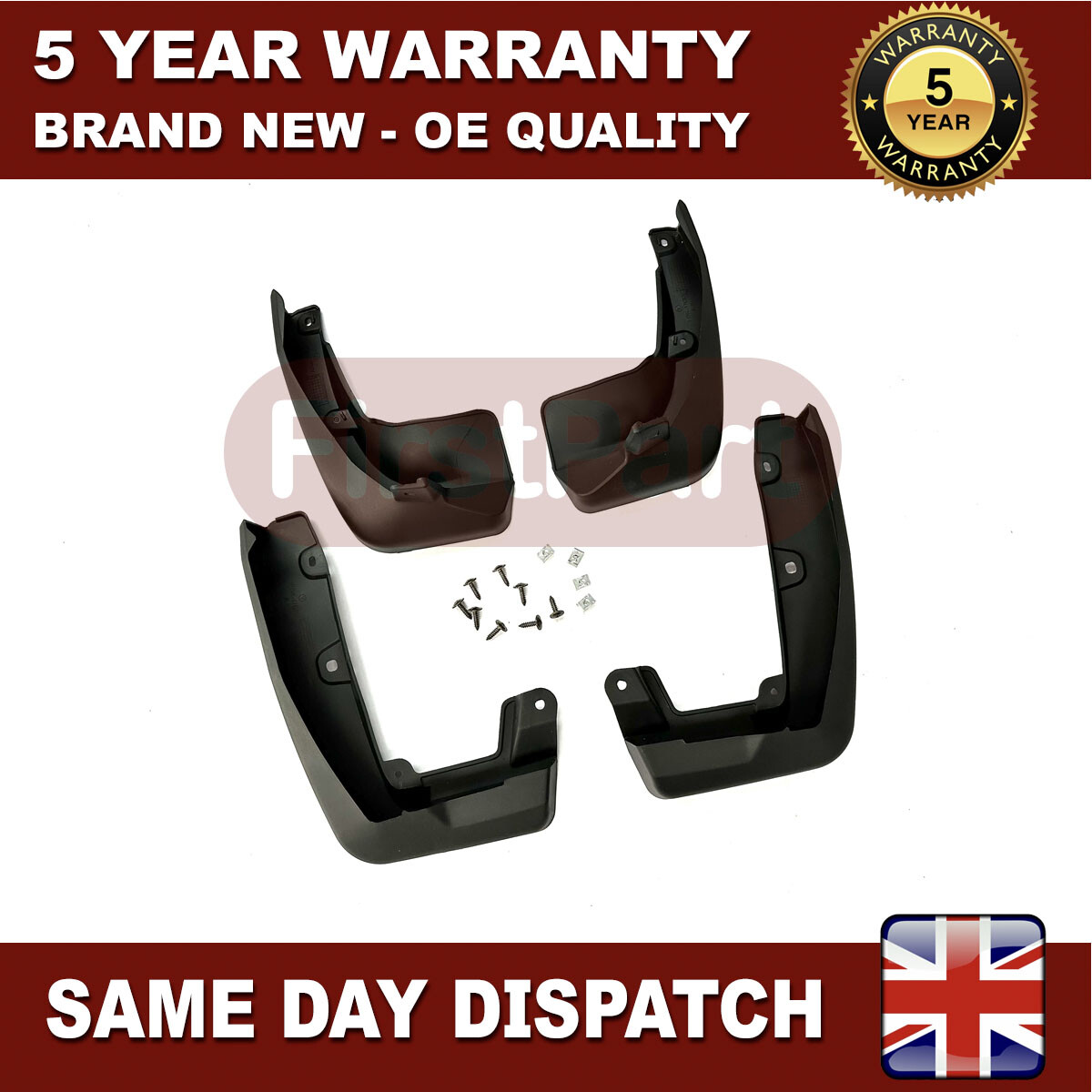 Direct Fit Mudflaps FR RR For Honda CR-V 2017-2020 Firstpart