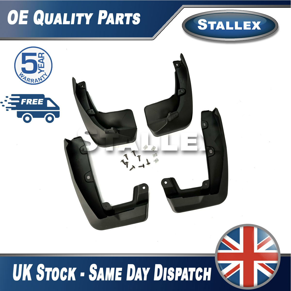 Tailored Mudflaps Front Rear For Honda CR-V 2017-2020 Stallex