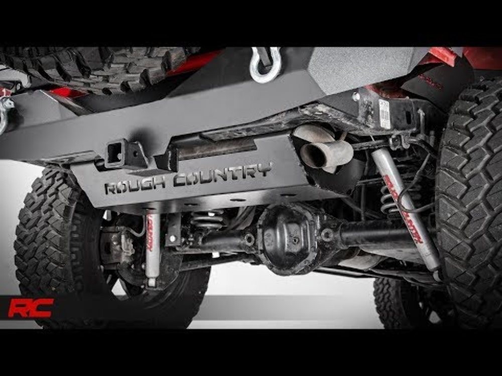 Rough Country For Jeep Muffler Skid Plate 07-18 Wrangler JK 779
