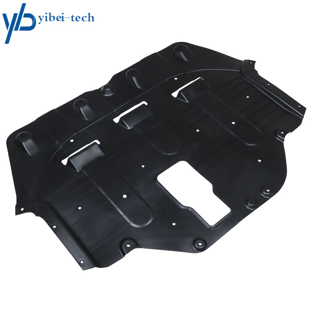 Black Front Engine Splash Shields Under Cover For Hyundai Sonata 2015 2016 2017