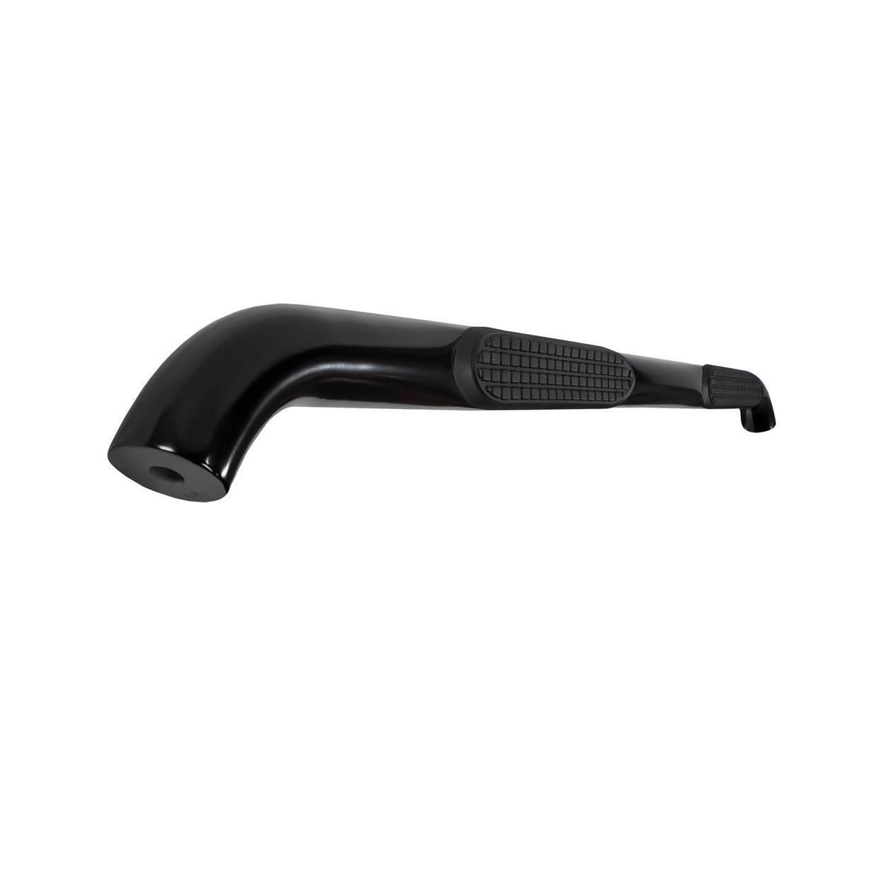 TrailFX A0033B 3 Inch Round Bent Powder Coated Black Steel Without End Caps Rock