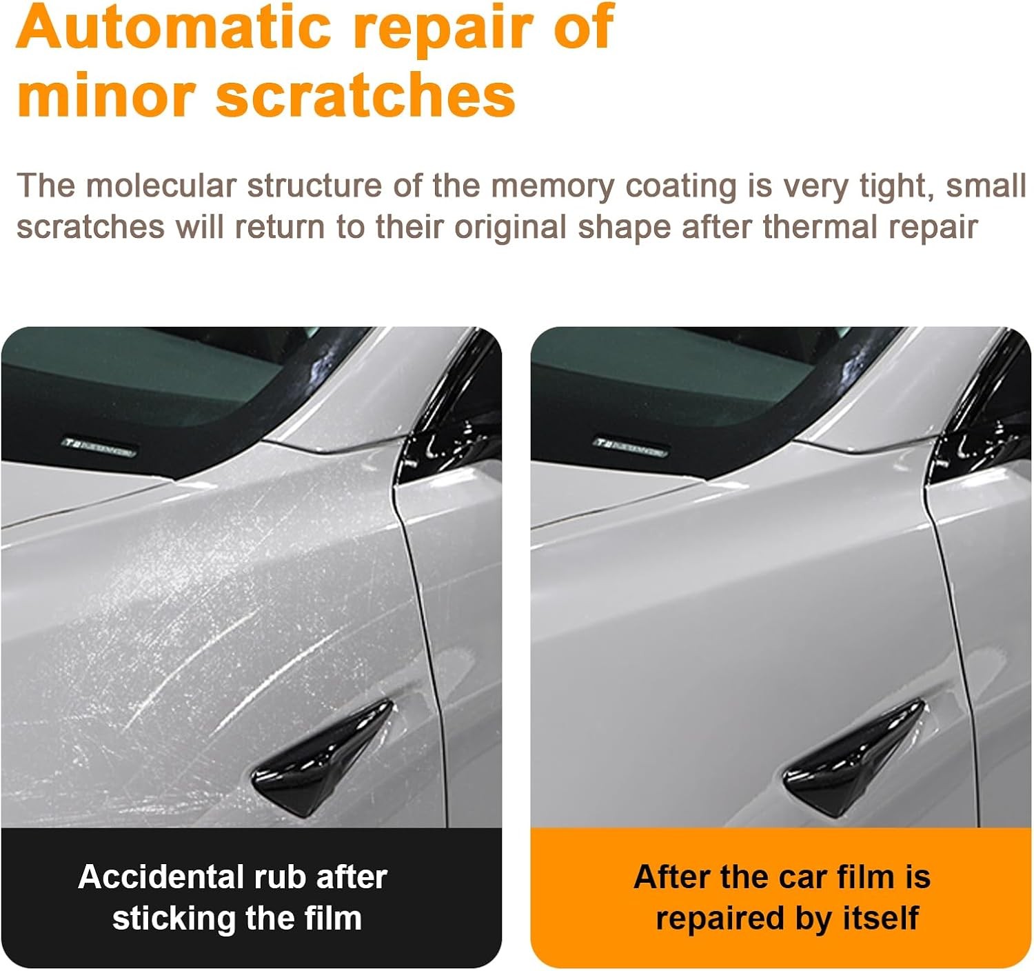 Rearview Mirror Gloss Clear Paint Protective Film for Tesla Model Y 2020-2025