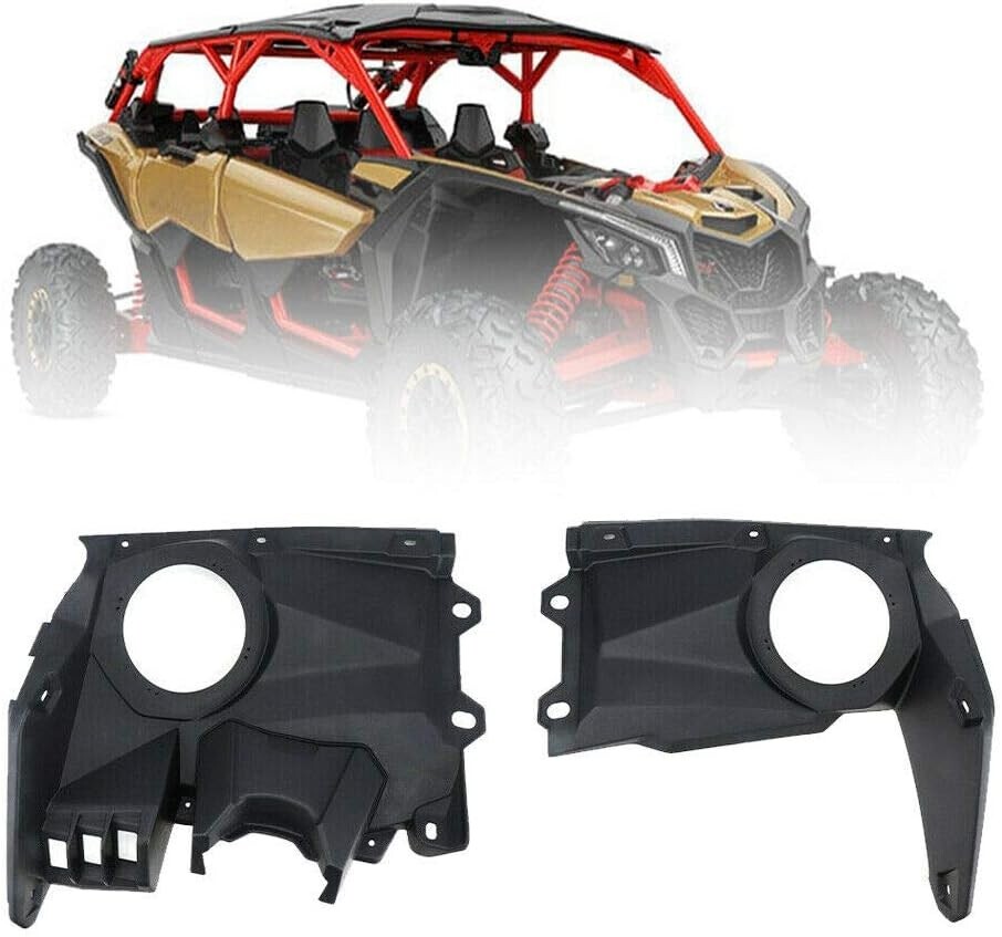 6.5” Dash Speaker Panel Mount Pods Audio for UTV Can Am X3 Max Turbo 2017-2024