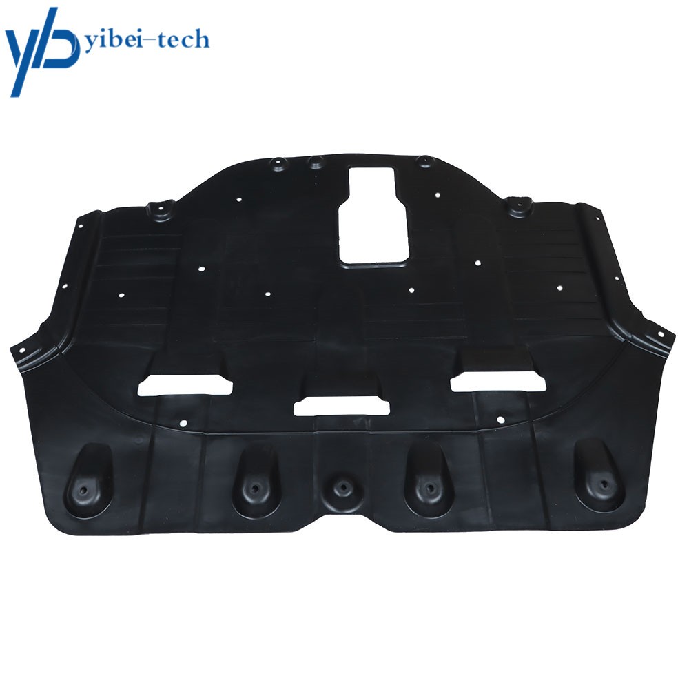 Black Front Engine Splash Shields Under Cover For Hyundai Sonata 2015 2016 2017