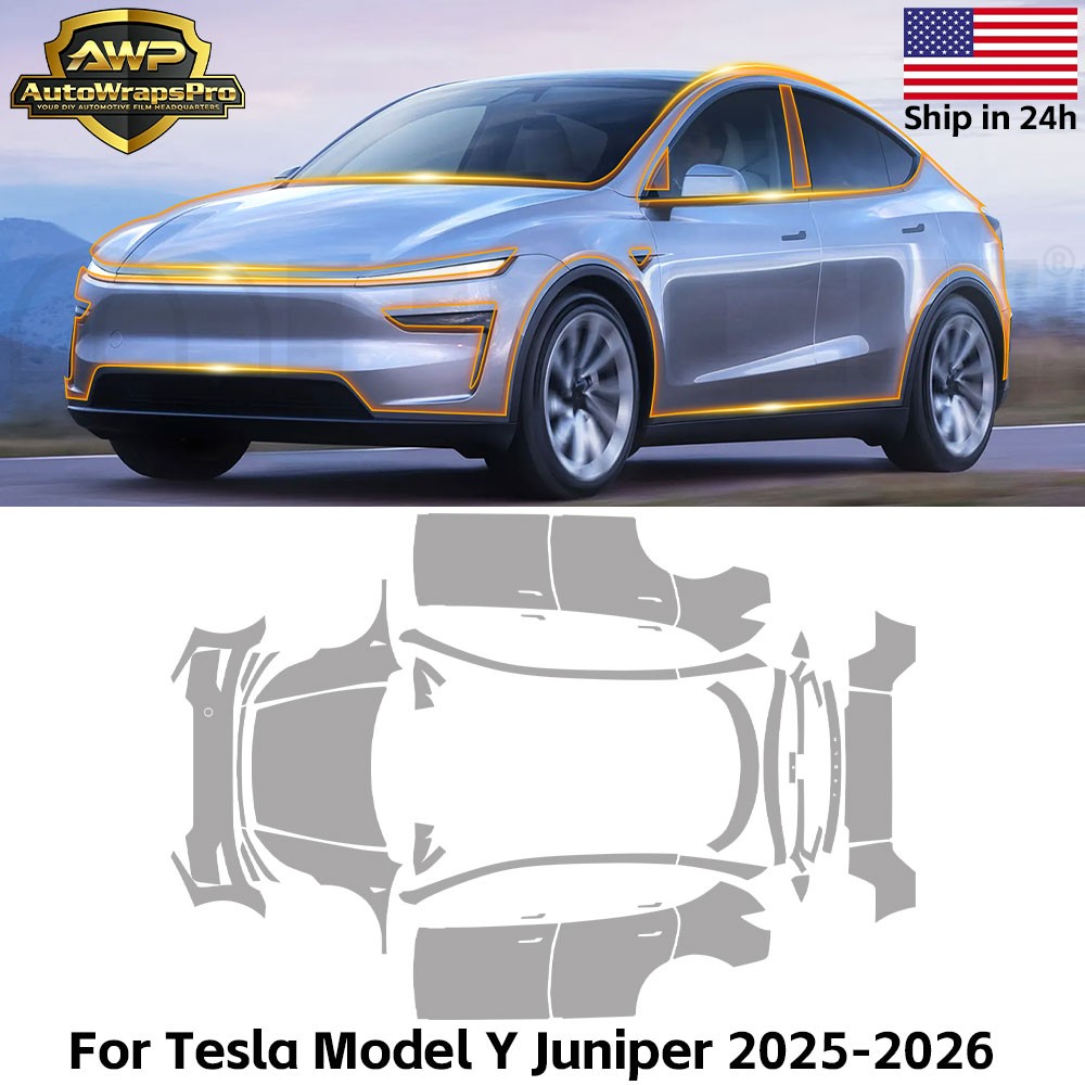 Matte PPF Full Vehicle PreCut Kit For Tesla Model Y Juniper 2025-UP Protection