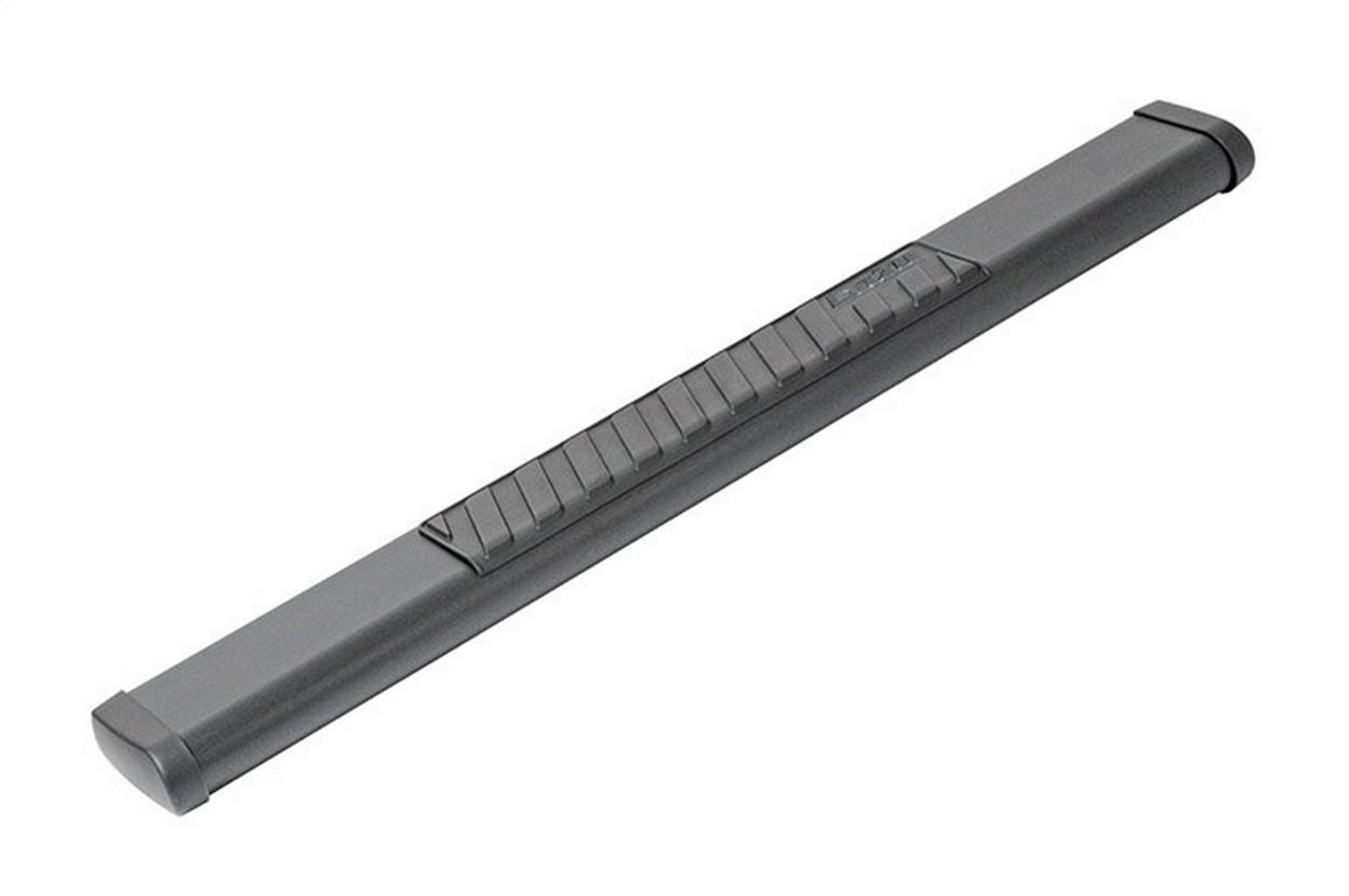 Dee Zee Textured Black Steel Side Steps 6 in. Oval Cab Length +BLK/NB/OVAL6 STEE